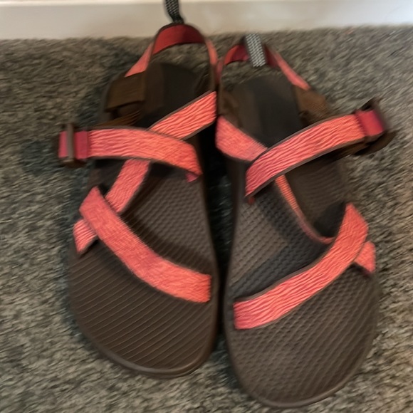 Chaco Kids Z1 Ecotread Sandals 4Y Zebra Pink NWOB NEW but no box. Bundle & Save! - Picture 2 of 5